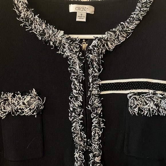 Cache jacket, long -sleeved shirt with fringe, size S - Picture 5 of 7